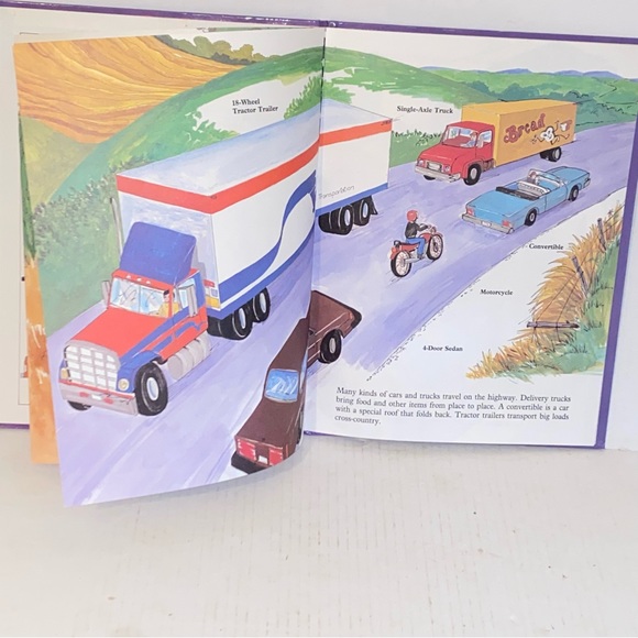 Vintage 1985 Cars and Trucks by Karen Rissing Hardcover 1st Printing - Picture 9 of 12